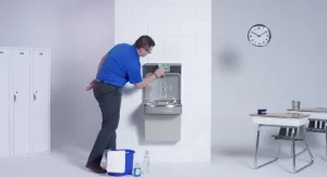 water fountain with bottle filler