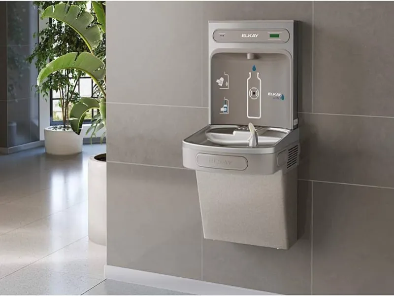 water fountain with bottle filler