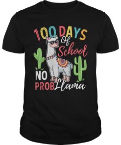 100 days of school no prob Llama shirt, hoodie, long sleeve