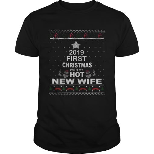 2019 First Christmas with my hot new wife shirt