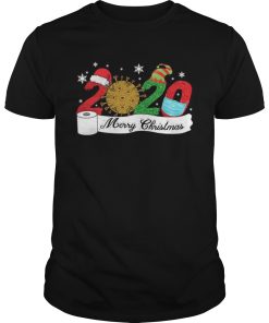 2020 Face Mask Coronavirus Toilet Paper Merry Christmas shirt