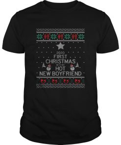 2020 First Christmas With My Hot New Boyfriend Ugly Christmas shirt