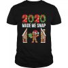 2020 Made Me Snap Christmas Ginger Bread Ugly Xmas shirt