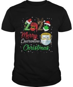 2020 Merry Quarantine Christmas School Bus Face Mask shirt