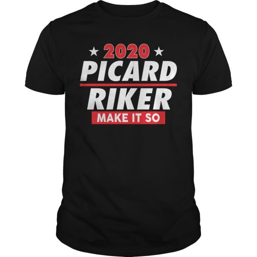2020 Picard Riker make it so shirt, hoodie, long sleeve