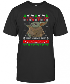 2020 What Child Is This Baby Yoda Ugly Christmas T-Shirt