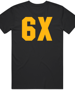 6 Championships 6x Pittsburgh Football Fan T Shirt