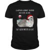 A Woman Cannot Survive On Wine Alone She Also Needs A Cat Christmas shirt