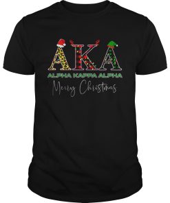 AKA Alpha Kappa Alpha Merry Christmas shirt