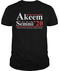 Akeem Semmi 2020 when you think of garbage think of Akeem shirt