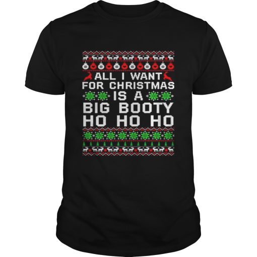 All I Want For Christmas Is A Big Booty Ho Ho Ho shirt