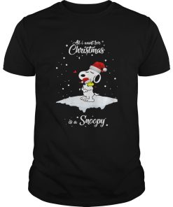 All I Want For Christmas Is A Snoopy and Woodstock shirt