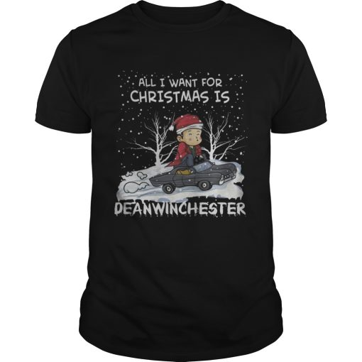 All I Want For Christmas Is Dean Winchester shirt