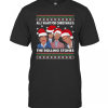 All I Want For Christmas Is Santa The Rolling Stones Ugly Christmas T-Shirt