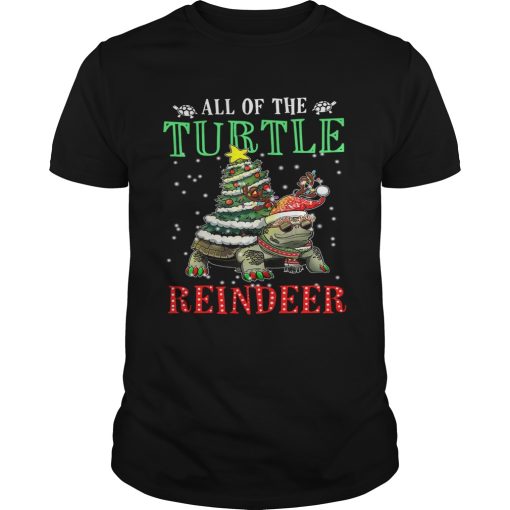 All of the Turtle reindeer light christmas shirt