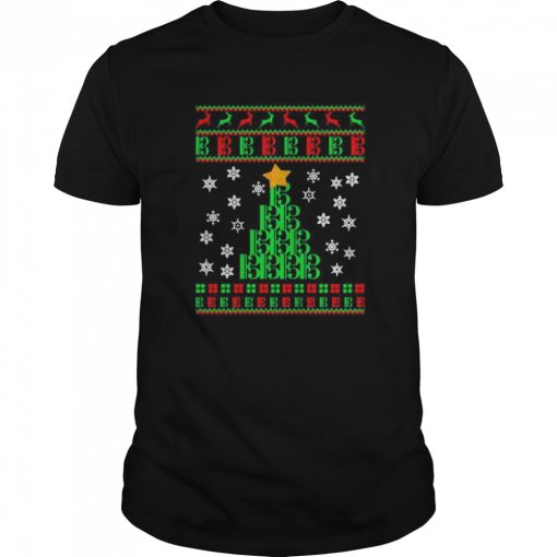 Alto clef tree Christmas shirt