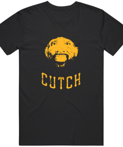 Andrew McCutchen Cutch Silhouette Pittsburgh Baseball Fan Distressed T Shirt