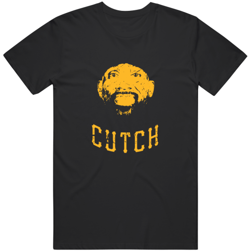 Andrew McCutchen Cutch Silhouette Pittsburgh Baseball Fan Distressed T Shirt