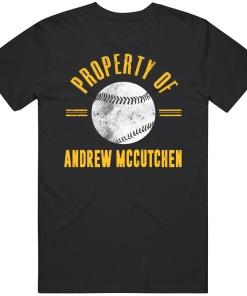 Andrew McCutchen Property Of Pittsburgh Baseball Fan T Shirt