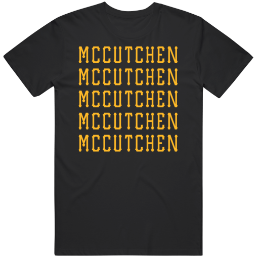 Andrew McCutchen X5 Pittsburgh Baseball Fan T Shirt