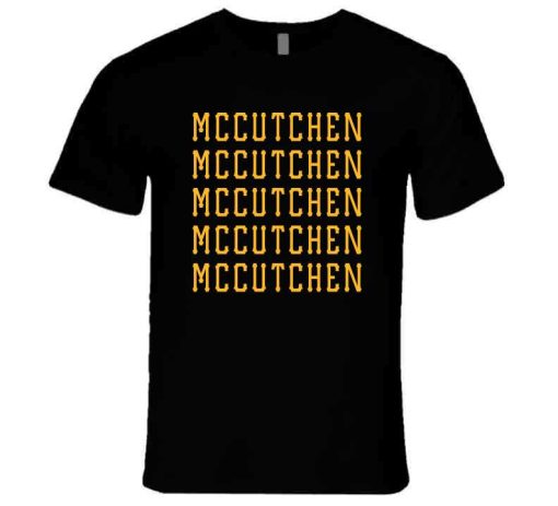 Andrew McCutchen X5 Pittsburgh Baseball Fan T Shirt