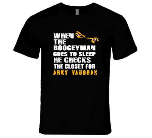 Arky Vaughan Boogeyman Pittsburgh Baseball Fan T Shirt