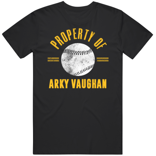 Arky Vaughan Property Of Pittsburgh Baseball Fan T Shirt