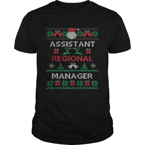 Assistant To The Regional Manager Ugly Christmas shirt