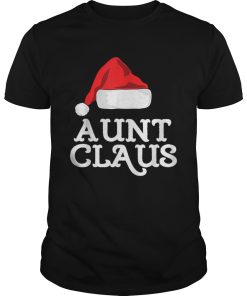 Aunt Claus Christmas Family Group Matching Pajama shirt
