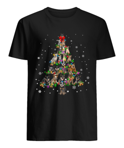 Australian cattle dog Christmas Tree T-Shirt