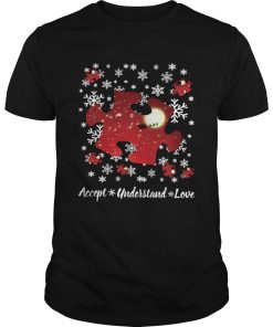 Autism Accept understand love Christmas shirt