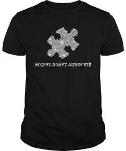 Autism accept adapt advocate shirt, hoodie, long sleeve