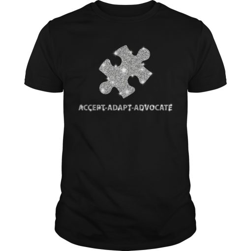 Autism accept adapt advocate shirt, hoodie, long sleeve