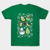 Avocado and snowman Christmas shirt