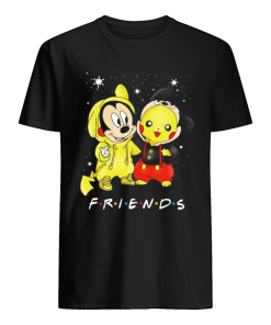 Baby Mickey Mouse And Pikachu Friends Christmas shirt