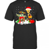 Baby Yoda And Santa Groot Christmas T-Shirt