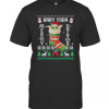 Baby Yoda In The Sock Merry Christmas Ugly T-Shirt