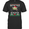 Baby Yoda Santa Da Da Da Da Ugly Christmas T-Shirt