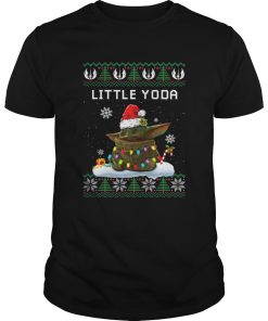 Baby Yoda Santa Little Yoda Ugly Christmas shirt