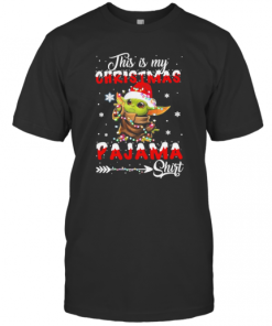 Baby Yoda This Is My Christmas Pajama T-Shirt