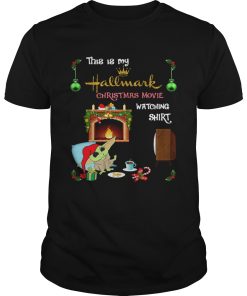 Baby Yoda this is my hallmark christmas movie watching shirt
