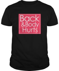 Back and body Hurts shirt, hoodie, long sleeve