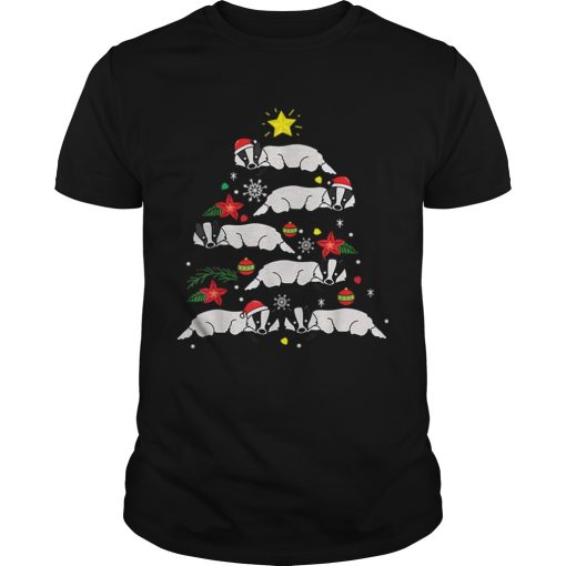 Badger Fish Christmas Ornament Tree Funny shirt