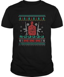 Bang Bang AR15 Gun Point Cool Christmas Gift Ugly shirt