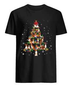 Basenji Christmas Tree T-Shirt