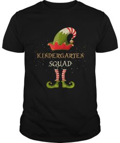 Beautiful Kindergarten Squad Christmas Xmas ELF Teacher School shirt