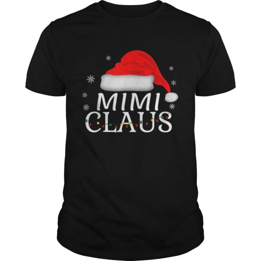 Beautiful Mimi Claus Funny Christmas Pajamas Matching Grandmother Gift shirt