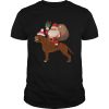 Beautiful Santa Riding Cane Corso Christmas Pajama Gift shirt