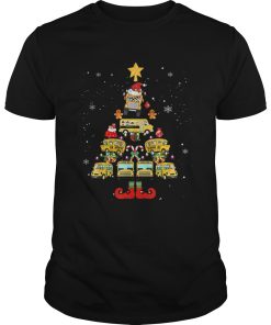 Beautiful School Bus Driver Christmas Tree Gift shirt