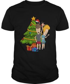 Beavis And Butthead Around The Christmas Tree shirt